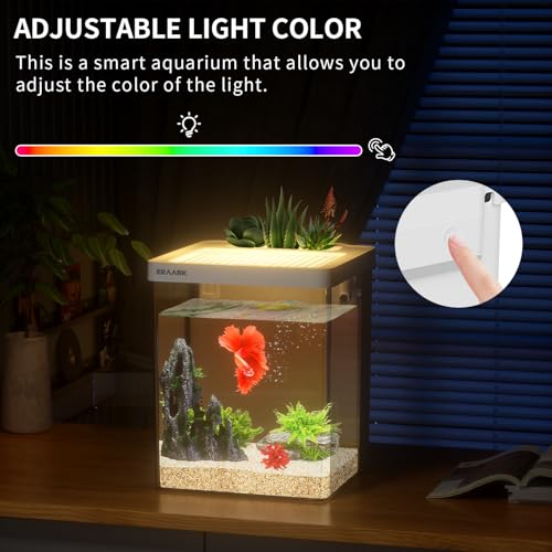 Smart Betta Fish Tank 1.5 Gallon Aquarium (White) - Image 3