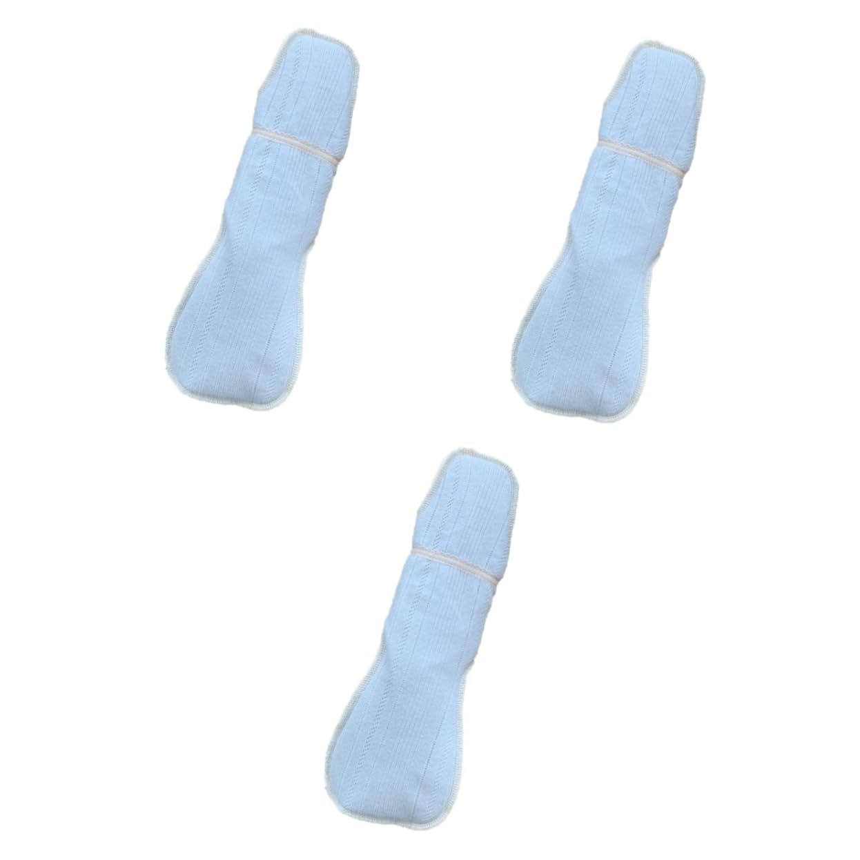 NOLITOY 3piezas Compresas Menstruales Reutilizables De Algodón Lavables y Cómodas Para Protección Nocturna Disponibles Aleatorios