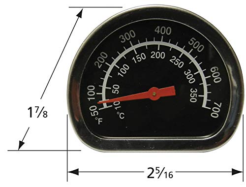 Music City Metals 00475 Heat Indicator Replacement for Gas Grill Model Sterling 4965-54L