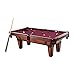 Fat Cat by GLD Products Reno 7.5-Foot Pool Table, Dark Cherry Finish, Accuslate Surface, & Burgundy Wool Cloth for Classic Billiard Play