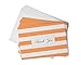 Hill Valley Greetings Orange Striped Thank You Cards - 48 Classic Note Cards with Envelopes - Perfect for Special Events & Businesses