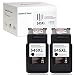 Produktbild SWISS TONER Kompatibel mit Canon PG-545XL 545 XL Überholte Tintenpatronen für Canon PIXMA MG2950 IP2850 MG2450 MG2550 TS205 TS305 TR4550 TR4551 MX495 (2 Schwarz)
