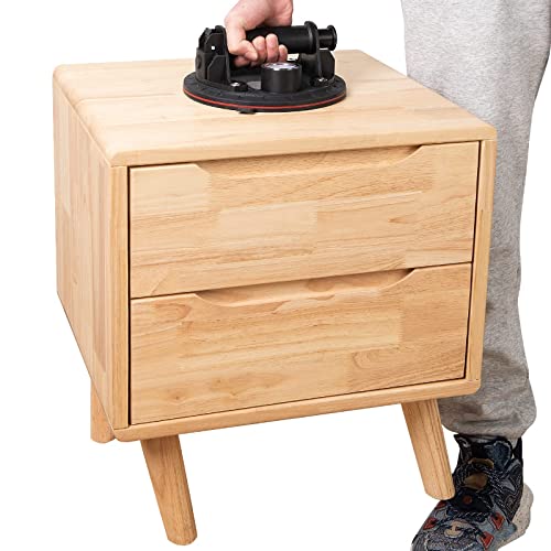 Weikeisa 8"Glass Suction Cup To Lift Large Glass，Heavy-Duty Handheld Vacuum Material Lifting And Handling Tool，For Move Tiles, Granite, Windows，Windshield Removal And Installation ，With Pressure Gauge #TOP6