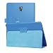 Produktbild Samsung Galaxy Tab A 10.5 2018 Hülle,Miya Fortgeschritteng Magnetic PU Leather Ultra Schlank superleicht Ständer SlimShell Cover Schutzhülle Etui Tasche mit Auto Schlaf / Wach Funktion für Samsung Galaxy Tab A 10.5 SM-T590Wi-Fi/ SM-T595LTE(10,5 Zoll) Tablet-PC--Hellblau