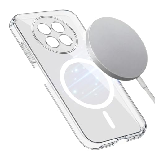 Image of Jkobi Lifetime Anti-Yellow MagSafe Compatible Clear Back Cover Case for Realme 12 | Realme 12X (Sleek Hard Crystal | Shockproof and Camera Protection)