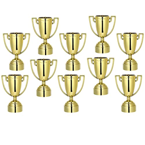 Toyvian 30 Peças Troféu de Prêmio de Ouro para Crianças Troféu de Prêmio para Crianças Troféu Pequen