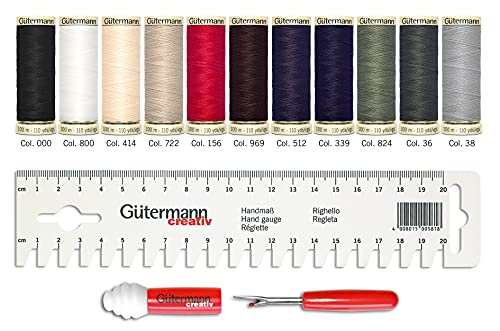 Gutermann Assorted Polyester Sew-All Hilo Seda 100m x11 miniatura 4