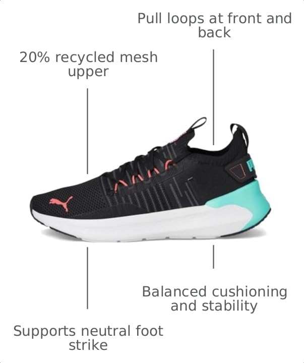 Image of PUMA Womens Softride Symmetry Fuzion Running Shoes