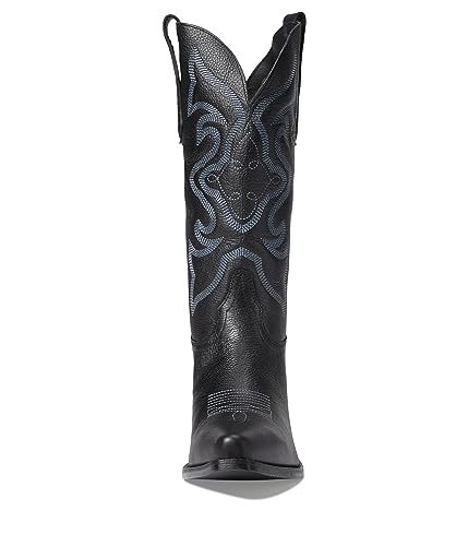 Image of Dingo Womens Out West Embroidered Snip Toe Casual Boots Mid Calf Mid Heel 2-3 inch
