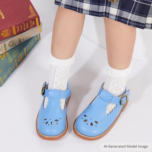 Image of Felix & Flora Toddler Little Girl Mary Jane Dress Shoes - Ballet Flats for Girl Party School Shoes
