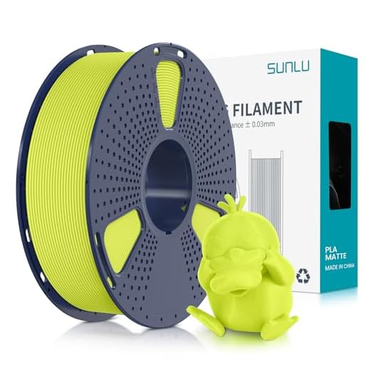 SUNLU PLA Matte 3D Printer Filament 1.75mm, PLA Filament 1kg Spool (2.2lbs), Dimensional Accuracy +/- 0.02mm, Matte Sprout Green PLA