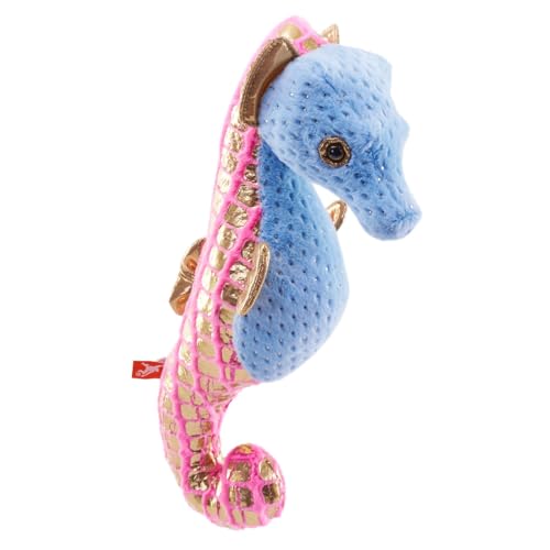 Wild Republic Foilkins, Blue Seahorse, Stuffed Animal, 12 inches, Gift for Kids, Plush Toy, Fill is Spun Recycled Water Bottles