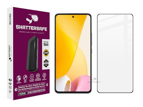 Image of Oleophobic Tempered Glass Screen Protector Compatible For Mi 12 Lite [Pack of 1]. Edge To Edge Full Screen Protection With Easy Installation Kit & Case Friendly Fit.