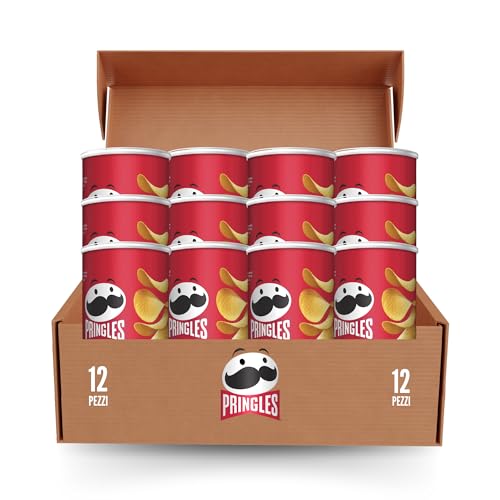 Pringles Original | Snack Salato al Gusto Classico | Croccante Snack Salato | 12 Confezioni da 70g (12 x 70g)