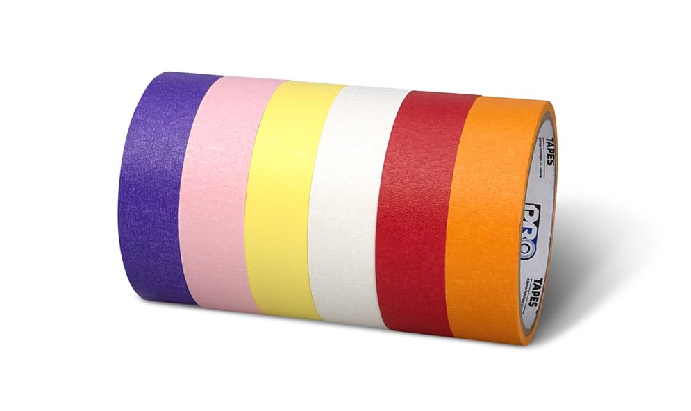 Image of Pro 46 Color Mask Tape Stack 1x10yds (24mm)