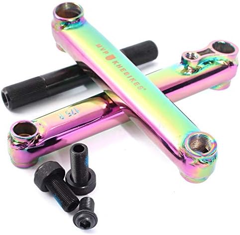 KHEbikes MVP V2 BMX Crank Set 48 Teeth CrMo 19 mm Axle Oil Slick 812g 175 mm