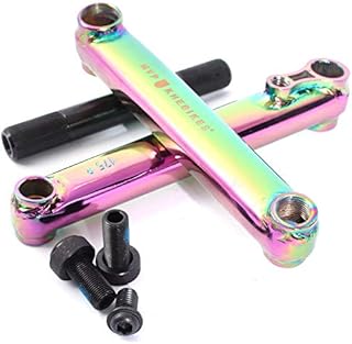 KHEbikes MVP V2 BMX Crank Set 48 Teeth CrMo 19 mm Axle Oil Slick 812g 175 mm