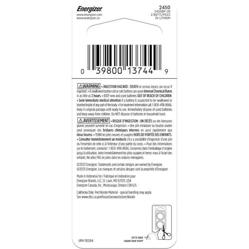 Energizer 2450 Lithium Coin Battery, 2 Pack - image 7