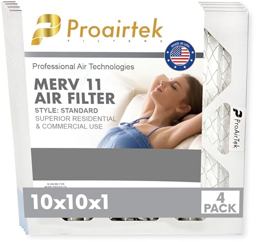 Filtres à air MERV 11 Proairtek AF10101M11SWH pour purifier l'air de la maison
