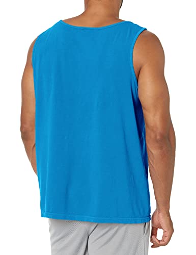 Image of Comfort Colors Men's Adult Pocket Tank Top, Style 9330 (X-Large, Royal Caribe)