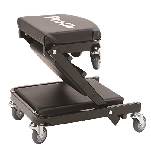 Pro-Lift C-9100 Black 40 Inch Foldable Z Creeper thumb #1
