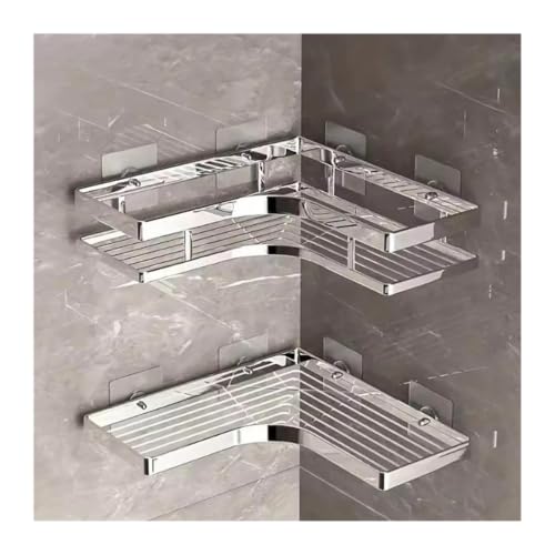 Soporte triangular ZG4628A2 con adhesivo resistente para baño sin taladro 3