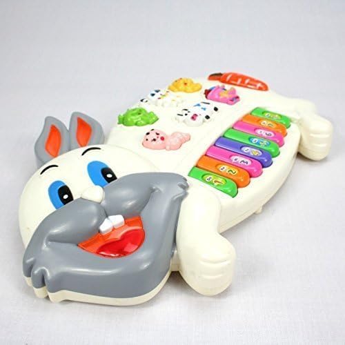 House of kids®Rabbits Piano with 3 Modes Animal Sounds, Flashing Lights & Wonderful Musical Instrument | Toy for Baby and Toddlers | Battery Operated Toy | for 2 3 4 5 6 Year Old Boys & Girls-image-49