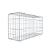 Produktbild GABIONA - Gabione 100 x 50 x 30 cm - Gabionenkorb für Steine ab 45 mm Körnung - Maschenweite 5 x 10 cm - Korrosionsbeständig