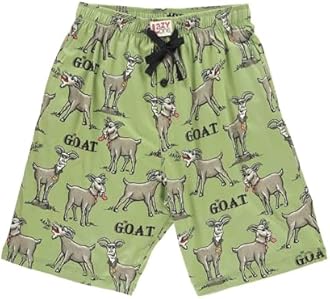 Lazy One Pajama Shorts for Men, Men's Separate Bottoms, Cotton Loungewear