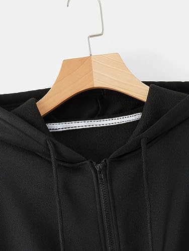 Image of Crop Hooded Sweatshirt for Women Winter Wear Crop Hoodie