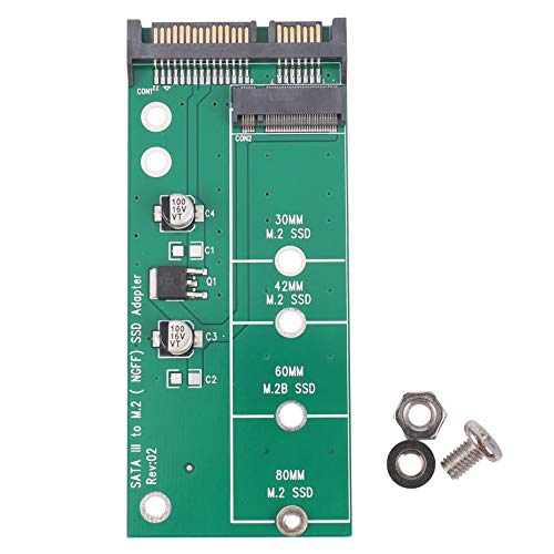 yasoe Ngff (M2) Ssd A 2,5 Pulgadas Sata Adaptador M.2 Ngff Ssd A Sata3 Convertir Tarjeta para 30/42/60 / 80Mm M.2 Ssd Disco Duro