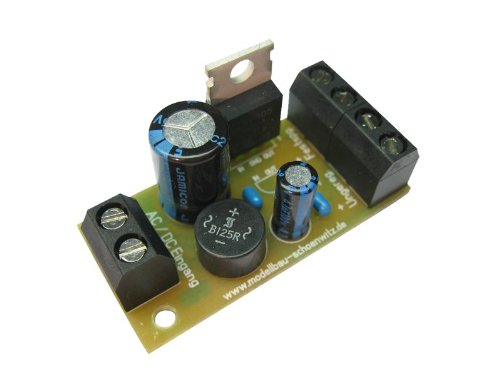 Preisvergleich Produktbild Spannungsregler Fertigbaustein 14-24V (AC / DC) auf 12V Gleichspannung (DC)