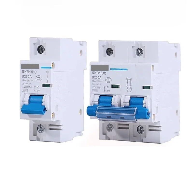Salvavita Riarmo Automatico Interruttore automatico CC for impianto fotovoltaico 12~125V 80A 100A 150A 200A 250A di protezione da cortocircuito(2P,100A)