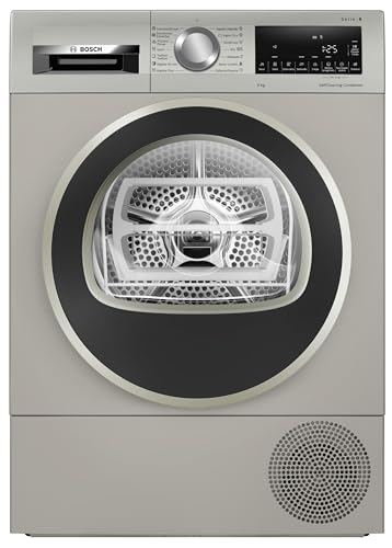 Bosch Secadora Con Bomba De Calor, 9 Kg, Serie 6, Autodry, Display Led, Acero Mate, Wqg2450xes Bosch Secadora Con Bomba De Calor, 9 Kg, Serie 6, Autodry, Display Led, Acero Mate, Wqg2450xes