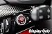 Xotic Tech Engine Start Stop Button Carbon Fiber Trim Cover Decal Cap Compatible with BMW 1 2 3 4 5 6 7 X3 X4 Size-0.98‘’(Red)