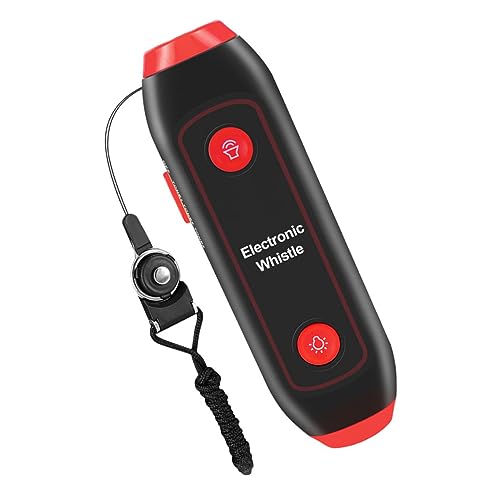 Sifflet pour arbitre enseignant avec cordon lumineux LED et poire de pression