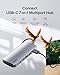 Belkin USB-C Hub, 7-in-1 Multiport Adapter - USB Docking Station with 4K HDMI, USB-C PD 3.0 Port, 2 x USB-A 3.1 Ports, SD Card & MicroSD Card Slots, & 3.5mm Audio Jack for MacBook, Air, iPad Pro, XPS