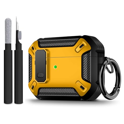 Image of Compatible with Airpods Pro 3 Case(2025),for Airpods Pro 3rd Generation Cases Cover with Keychain Cleaner Kit Soft Silicone Shockproof Cover for Women Men