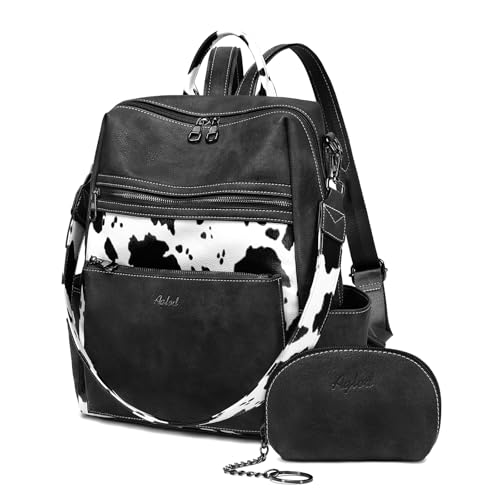 Image of AGLOD Leather Backpack Purse for Women Designer Ladies Shoulder Bag Fashion Faux Work Travel Handbags
