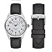 WOCCI 18mm Vintage Correa de Reloj de Cuero con Hebilla Plateada Imagen de WOCCI 18mm Vintage Correa de Reloj de Cuero con Hebilla Plateada