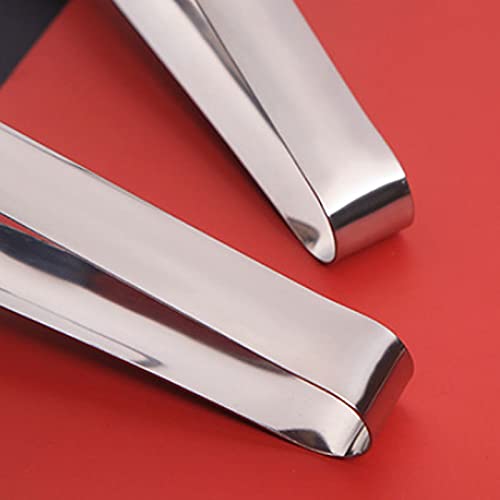 Pinzas de Cocina Pinzas de Acero Inoxidable, Pinzas para Alimentos cepilladas para Barbacoa con Agarre ergonómico, seguras y duraderas