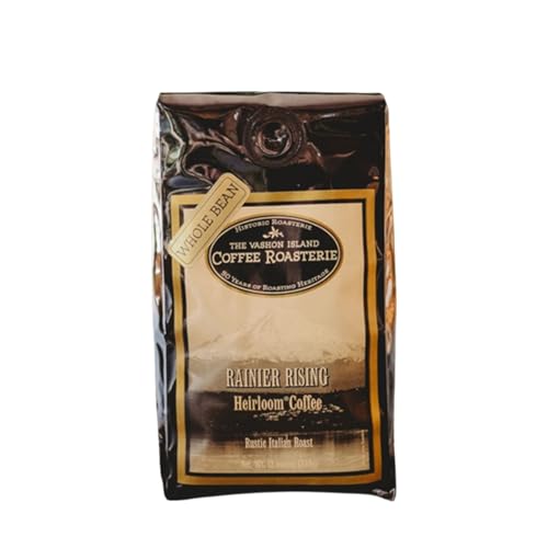 Café molido tostado Rainier Rising 32 Ounce