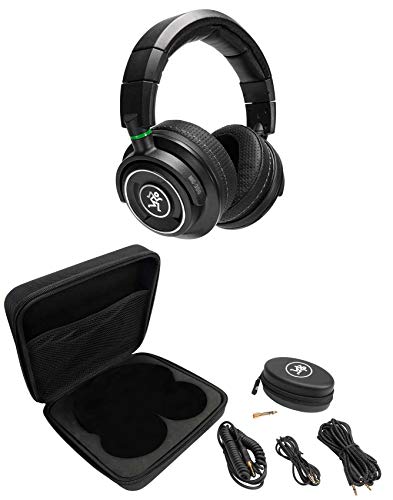 Mackie MC-350 Professional Over-Ear Closed-Back Headphones With 50mm Transducers for Studio Monitoring, DJs, Content Creation and Home Listening