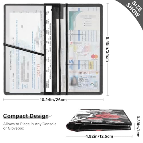 Organizador para carro de cuero PVC miniatura 3