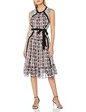 Knopfverschluss am Rücken BCBGMax Azria Damen Kirbie Kleid - Mehrfarbig - X-Klein