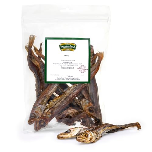 Masterfeed Hering, Getrocknet, 100% Natürlich, Kauartikel für Hunde, 500 g