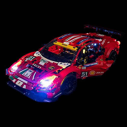 Light My Bricks Lichter für Lego Ferrari 488 GTE 42125 – Bild 8