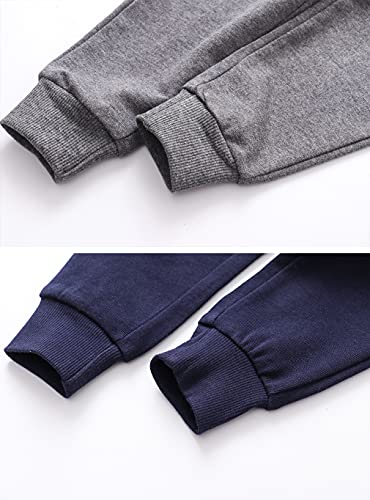 Image of Little Boys Jogger Pants Toddler Boys' Drawstring Elastic Waist Cotton Casual Sweatpants 1PC / 2 PCS Set