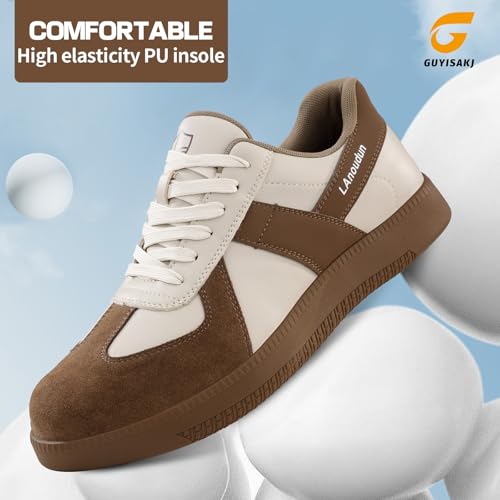 Image of Steel Toe Shoes for Women and Men, Lightweight Safety Work Shoes, Puncture Resistant Cushioned Low Top Work Sneakers for Warehouse Factory Construction