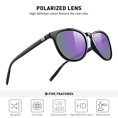 Image of MERRY'S Unisex Polarized Aluminum Sunglasses Vintage Sun Glasses For Men /Women S8286